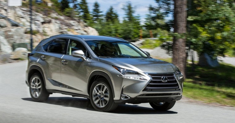 Lexus Utility Sales Up 2 Percent in July; NX Sets Monthly Record