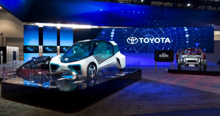 Toyota’s CES Display Features Connected Vehicle Technology and More