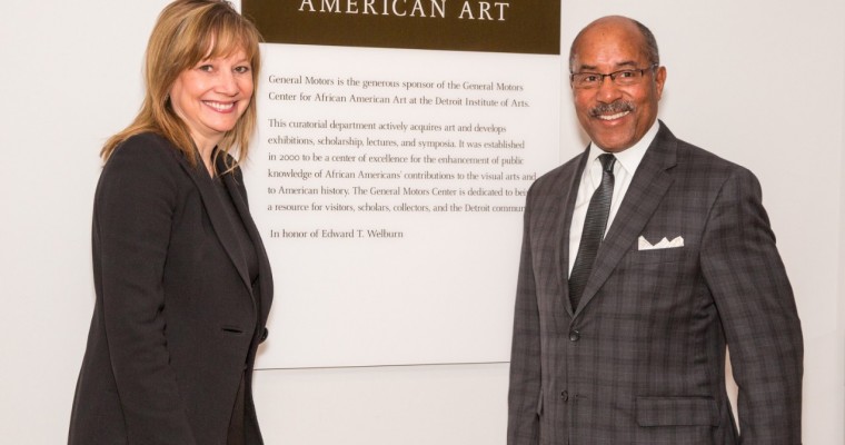 Ed Welburn Honored at GM Center for African American Arts Dedication