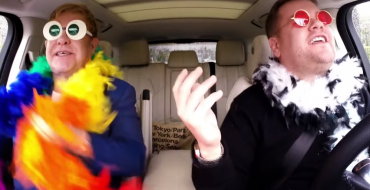 Elton John and James Corden Hit The Road