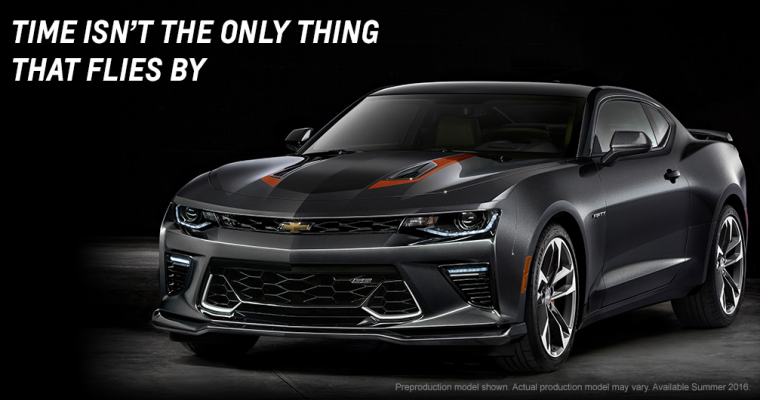 2017 Chevy Camaro 50th Anniversary Edition Celebrates Golden Anniversary with Orange and Black