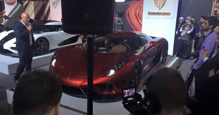 Koenigsegg Debuts Regera in North America at NYIAS