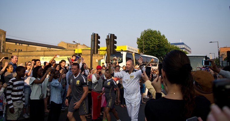 Nissan UK Employees Prepare for Torch Relay