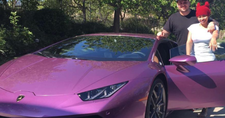 Rob Kardashian Buys Purple Lamborghini Huracán for New Fiancé