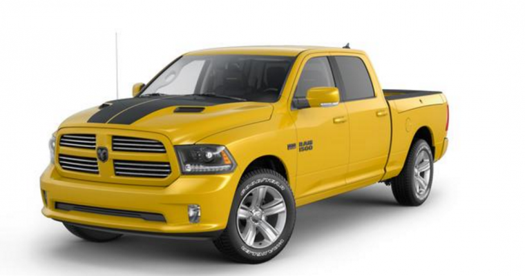 Limited Edition 2016 Ram 1500 Stinger Yellow Sport Causes Buzz in Industry