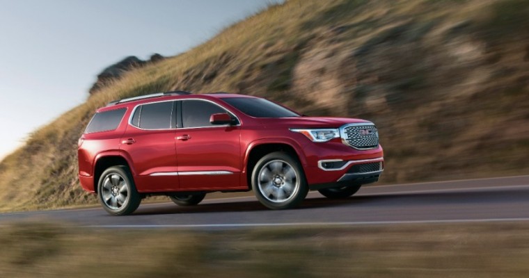 GMC Posts 1% Overall Sales Gain in January; Acadia Up 65%