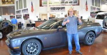 FCA National Vehicle Giveaway Gives Chicago Firefighter New Dodge Challenger