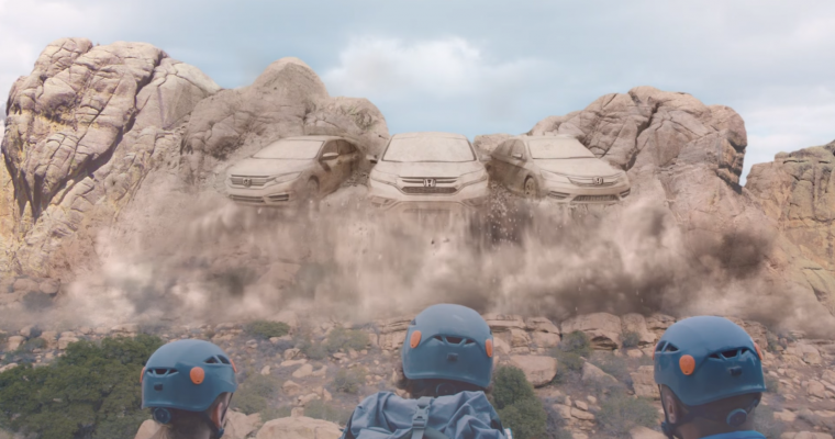 Honda Celebrates Memorial Day Sales Event by Blowing Up a Mountain