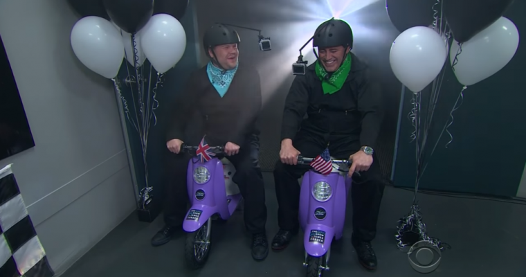 Matt LeBlanc Takes On James Corden In High-Stakes Race