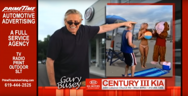 Watch These Car Commercials Gary Busey Made for a Kia Dealership in Pittsburgh
