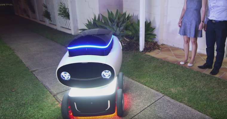 Dominos Develops Smiling, Self-Driving Delivery Bot