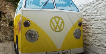 We Would Totally Go Camping in a VW Bus Tent