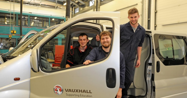 Vauxhall Donates Vivaro Van to City College, Coventry