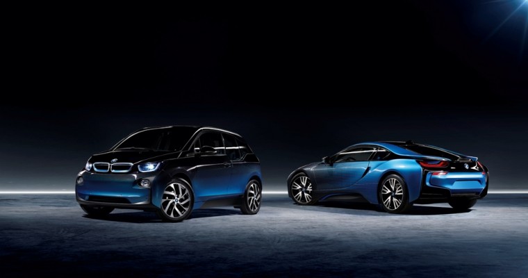 BMW i3 and BMW i8 Get a New Look in Paris