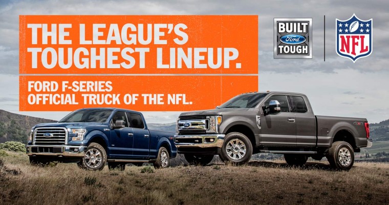 Ford F-Series Named Official Truck of the NFL
