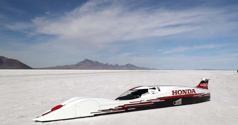 660cc Honda S-Dream Streamliner Sets Land Speed Record