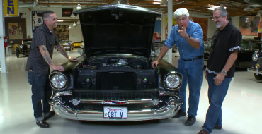 Jay Leno Spotlights 57 Chevy Built by Father and Son Team of US Veterans