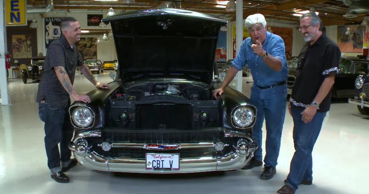 Jay Leno Spotlights 57 Chevy Built by Father and Son Team of US Veterans