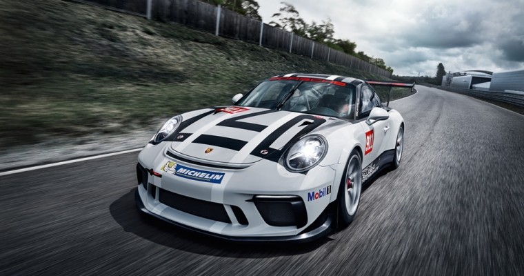 Porsche Rewards Paris Motor Show Visitors with a Glimpse of its New 911 GT3 Cup Racecar