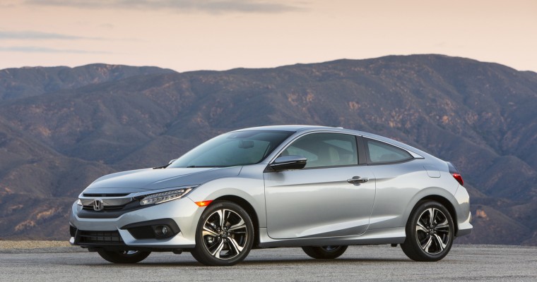 2017 Civic Sedan and Coupe Turbocharged and Paired with 6-Speed Manual