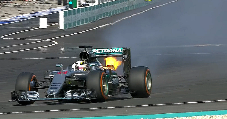 Red Bull Scores 1-2 As Hamilton’s Engine Goes Up in Flames