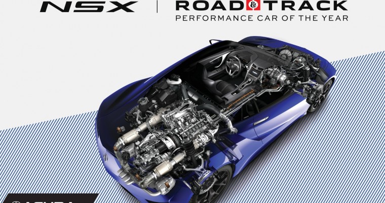 2017 Acura NSX Named Road & Track Magazine’s 2017 Performance Car of the Year