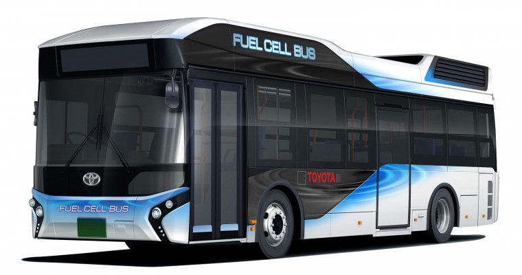 Toyota Launches Fuel Cell Buses that Can Act as Generators