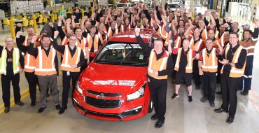 Holden Builds Final Cruze at Elizabeth Plant