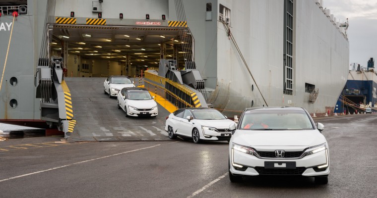 589-Kilometer Range Honda Clarity Fuel Cell Makes European Debut