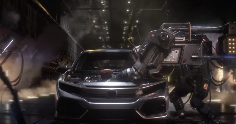 Robots Build “Mean” 2017 Civic Hatchback in New Honda Commercial