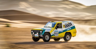 Classic Nissan Rally Car Returns to the Sand