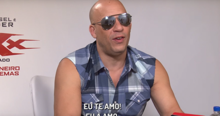 Creepy Vin Diesel Can’t Get Over How Beautiful His Brazilian Interviewer Is [VIDEO]