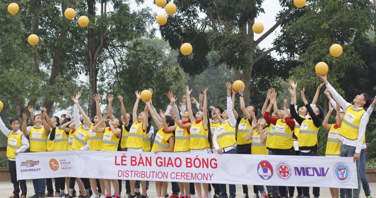 6,440 One World Futbols Donated to Schools in Vietnam