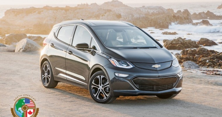 2017 Chevy Bolt Named North American Car of the Year in Detroit