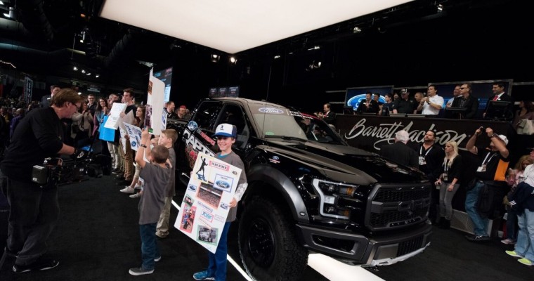 One-of-One Ford F-150 Raptor Raises $207K for JDRF at Barrett-Jackson Scottsdale