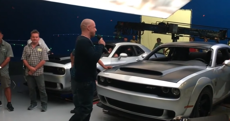 Did Vin Diesel’s ‘The Fate of the Furious’ Speech Video Just Leak the Dodge Demon?