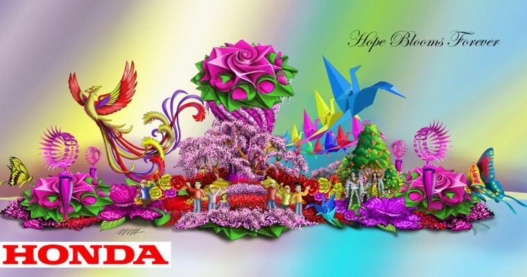 Honda to Lead 2017 Rose Parade with “Hope Blooms Forever” Float