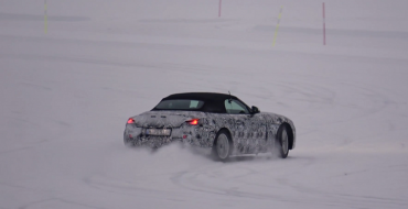 Toyota Supra Spied Doing Donuts on the Ice