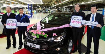 Production of Chevy Cruze Kicks Off at Gunsan