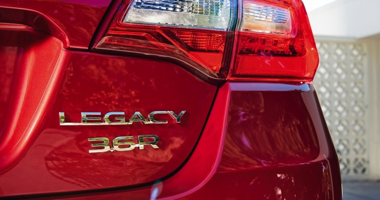 Subaru to Debut 2018 Legacy at Chicago Auto Show