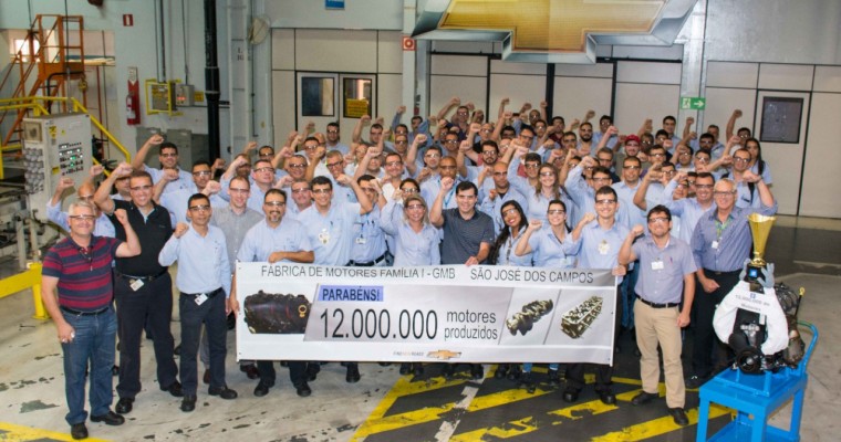 12-Millionth Engine Built at GM São José dos Campos Complex in Brazil