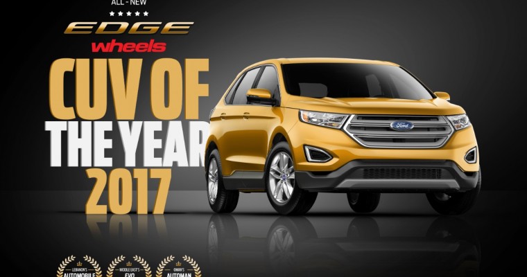 New Ford Edge Wins Crossover of the Year from ‘wheels’