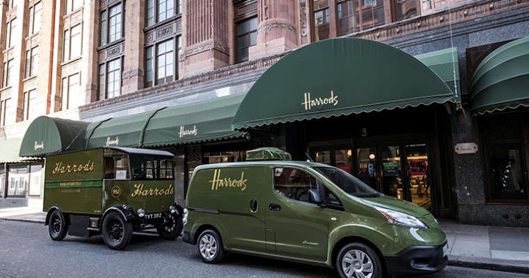 Harrods Delivery Fleet Goes Electric Thanks to Nissan