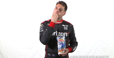 Watch These Grown-Ass Racecar Drivers Play Chubby Bunny