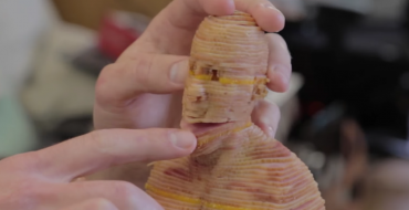 Man Uses Laser Cutter to Create Vin Diesel-Shaped Ham Sandwich