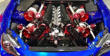 This is What a Quad-Turbo V12 Looks Like in a Toyota 86