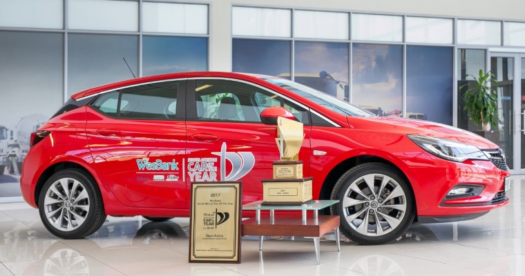 Opel Astra Earns 13th Car of the Year Award with Wesbank SAGMJ 2017 Car of the Year Win