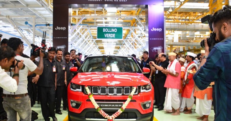 First Jeep Compass Built in India Rolls Off Assembly Line