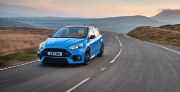 Ford Focus RS Option Pack Adds Limited-Slip Differential, Matte Black Roof and Mirror Caps