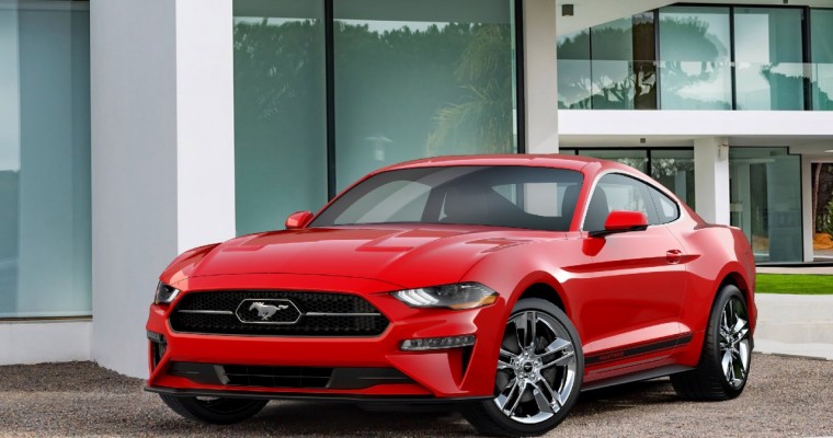 2018 Ford Mustang EcoBoost Gets Shiny With Pony Package